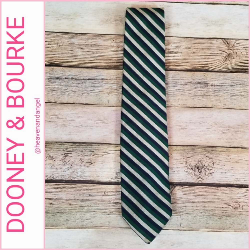 Dooney & Bourke Mens Silk Stripe Neck Tie